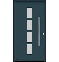 Двери входные алюминиевые  ThermoPlan Hybrid Hormann – Мотив 501 в Красноперекопске