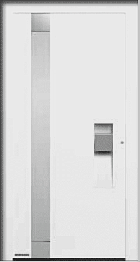 Двери входные алюминиевые ThermoCarbon Hormann - Мотив 306 в Красноперекопске